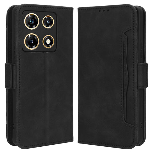 For Infinix Note 30 Pro 4G X678B Multiple Card Slots Drop-proof Cover PU Leather Stand Wallet Phone Case