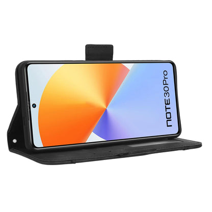 For Infinix Note 30 Pro 4G X678B Multiple Card Slots Drop-proof Cover PU Leather Stand Wallet Phone Case