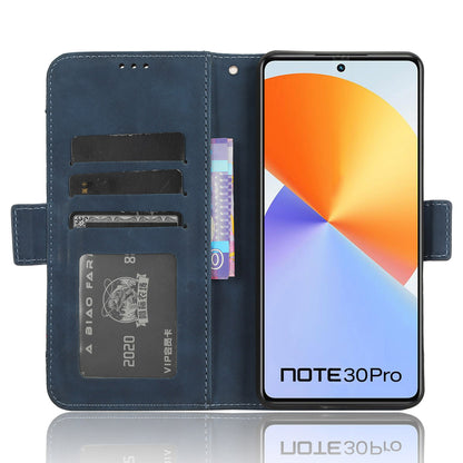 For Infinix Note 30 Pro 4G X678B Multiple Card Slots Drop-proof Cover PU Leather Stand Wallet Phone Case