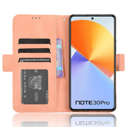 For Infinix Note 30 Pro 4G X678B Multiple Card Slots Drop-proof Cover PU Leather Stand Wallet Phone Case
