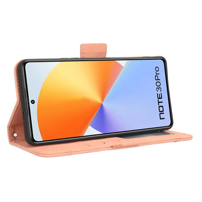For Infinix Note 30 Pro 4G X678B Multiple Card Slots Drop-proof Cover PU Leather Stand Wallet Phone Case