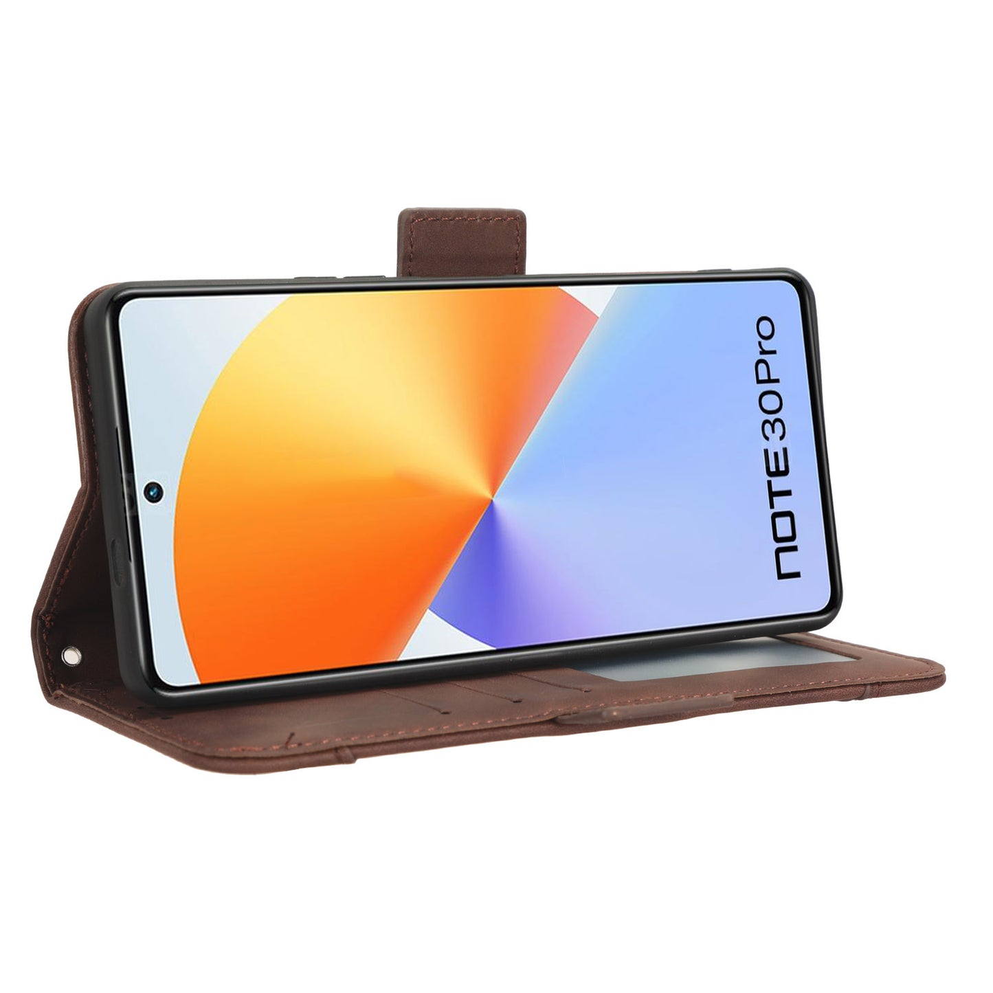 For Infinix Note 30 Pro 4G X678B Multiple Card Slots Drop-proof Cover PU Leather Stand Wallet Phone Case