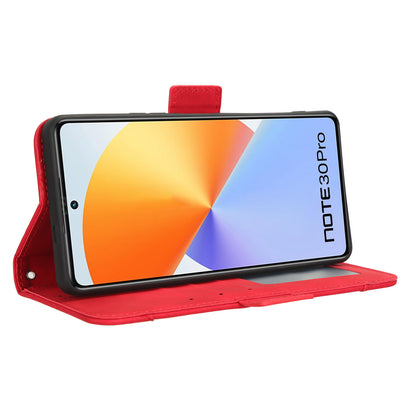 For Infinix Note 30 Pro 4G X678B Multiple Card Slots Drop-proof Cover PU Leather Stand Wallet Phone Case