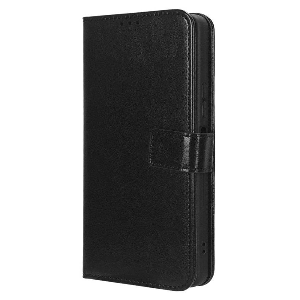 For Infinix Note 30 Pro 4G X678B Crazy Horse Texture Leather Case Anti-drop Phone Cover with Wallet Stand