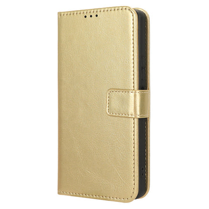 For Infinix Note 30 Pro 4G X678B Crazy Horse Texture Leather Case Anti-drop Phone Cover with Wallet Stand