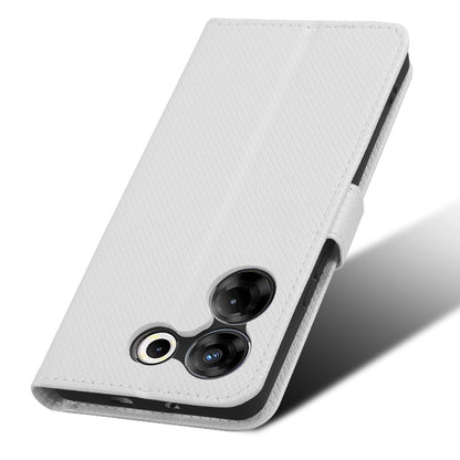 For Tecno Camon 20 Pro 5G CK8n PU Leather Stand Wallet Phone Case Diamond Texture Drop-proof Cover