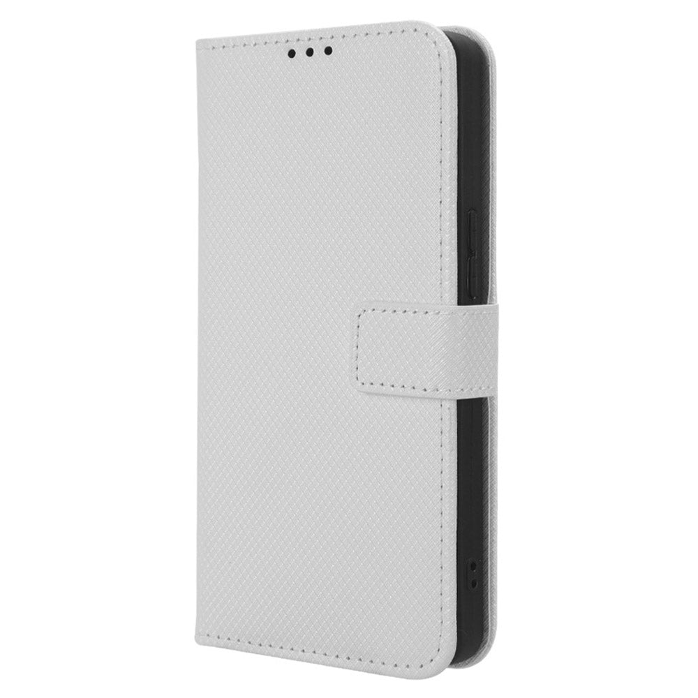For Tecno Camon 20 Pro 5G CK8n PU Leather Stand Wallet Phone Case Diamond Texture Drop-proof Cover