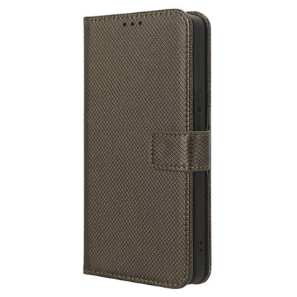 For Tecno Camon 20 Pro 5G CK8n PU Leather Stand Wallet Phone Case Diamond Texture Drop-proof Cover