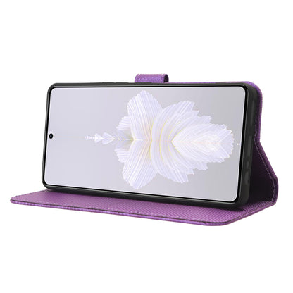 For Tecno Camon 20 Pro 5G CK8n PU Leather Stand Wallet Phone Case Diamond Texture Drop-proof Cover