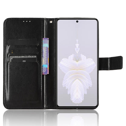 For Tecno Camon 20 Pro 5G CK8n Shockproof Leather Wallet Case Crazy Horse Texture Phone Cover with Stand