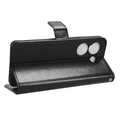 For Tecno Camon 20 Pro 5G CK8n Shockproof Leather Wallet Case Crazy Horse Texture Phone Cover with Stand