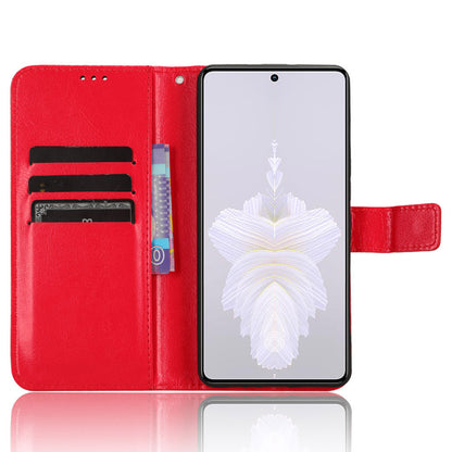 For Tecno Camon 20 Pro 5G CK8n Shockproof Leather Wallet Case Crazy Horse Texture Phone Cover with Stand