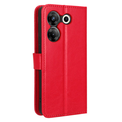 For Tecno Camon 20 Pro 5G CK8n Shockproof Leather Wallet Case Crazy Horse Texture Phone Cover with Stand