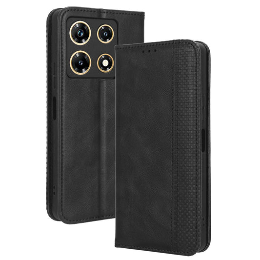 For Infinix Note 30 Pro 4G X678B Magnetic PU Leather Case Flip Stand Wallet Phone Cover