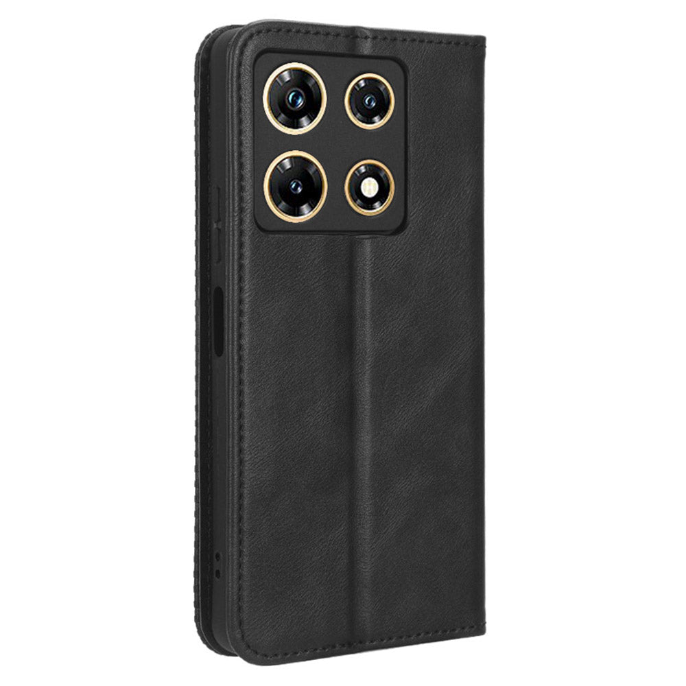 For Infinix Note 30 Pro 4G X678B Magnetic PU Leather Case Flip Stand Wallet Phone Cover
