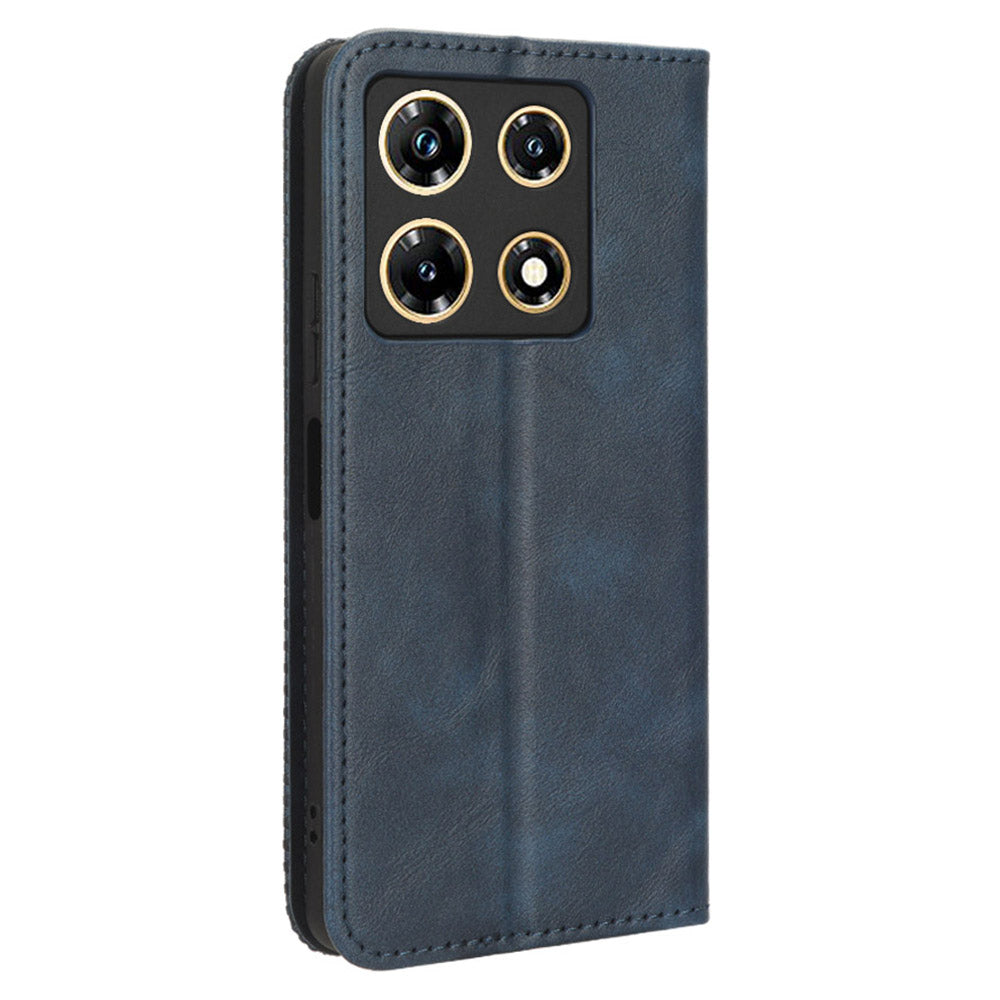 For Infinix Note 30 Pro 4G X678B Magnetic PU Leather Case Flip Stand Wallet Phone Cover
