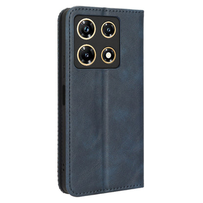 For Infinix Note 30 Pro 4G X678B Magnetic PU Leather Case Flip Stand Wallet Phone Cover