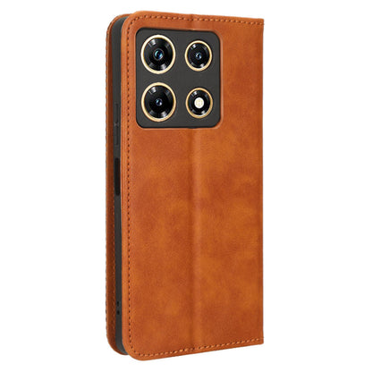 For Infinix Note 30 Pro 4G X678B Magnetic PU Leather Case Flip Stand Wallet Phone Cover