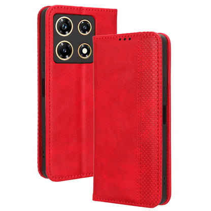 For Infinix Note 30 Pro 4G X678B Magnetic PU Leather Case Flip Stand Wallet Phone Cover