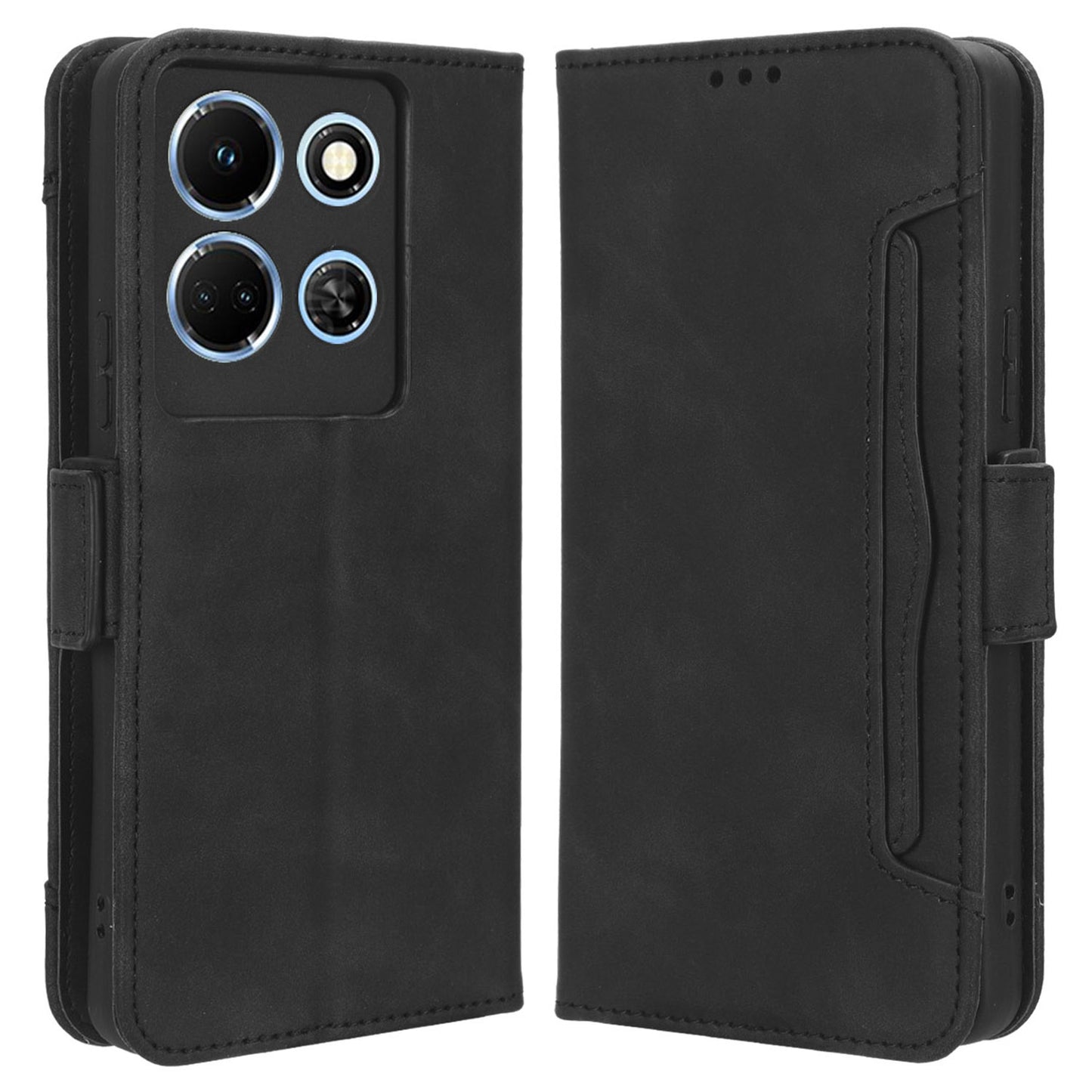 For Infinix Note 30 5G X6711 Flip Stand Phone Case  Multiple Card Slots PU Leather Wallet Cover