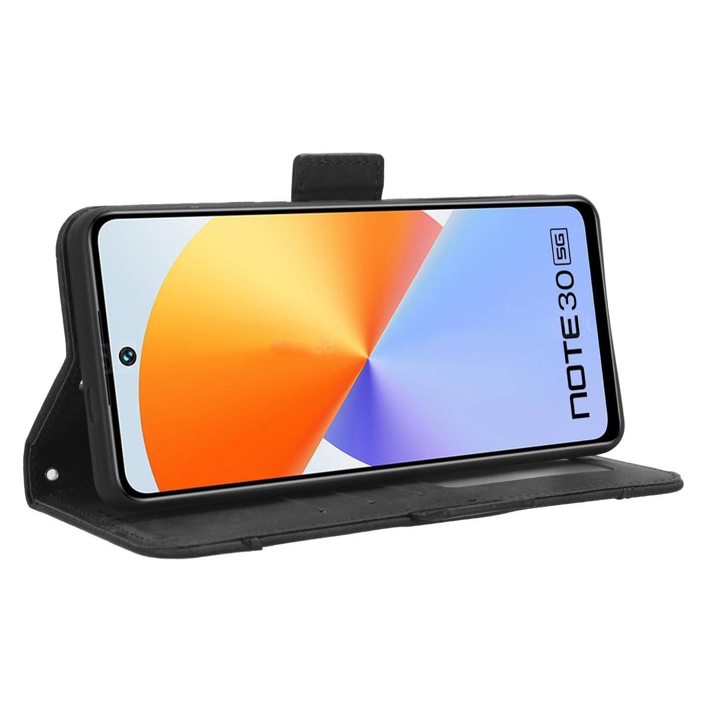 For Infinix Note 30 5G X6711 Flip Stand Phone Case  Multiple Card Slots PU Leather Wallet Cover
