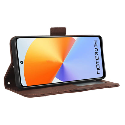 For Infinix Note 30 5G X6711 Flip Stand Phone Case  Multiple Card Slots PU Leather Wallet Cover