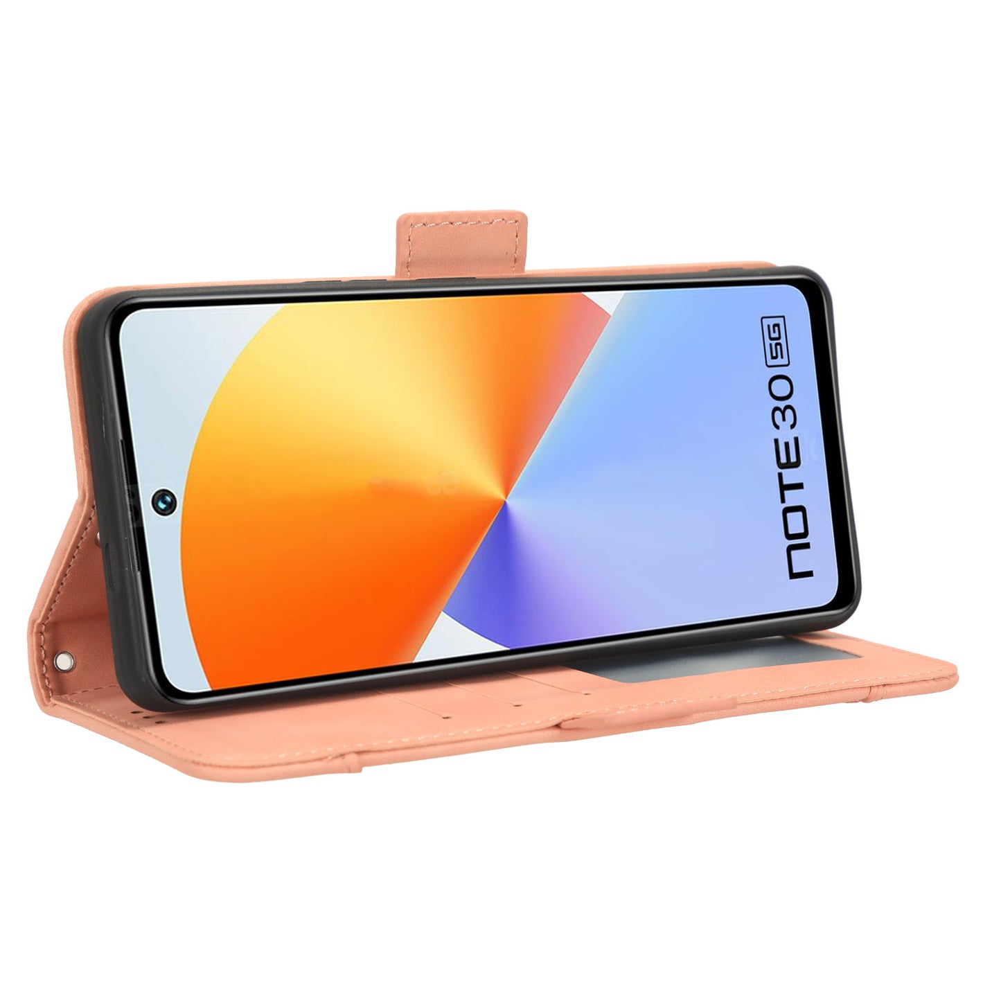 For Infinix Note 30 5G X6711 Flip Stand Phone Case  Multiple Card Slots PU Leather Wallet Cover