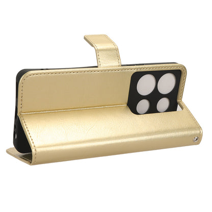 For Infinix Note 30 5G X6711 Crazy Horse Texture Phone Case PU Leather Flip Stand Wallet Cover
