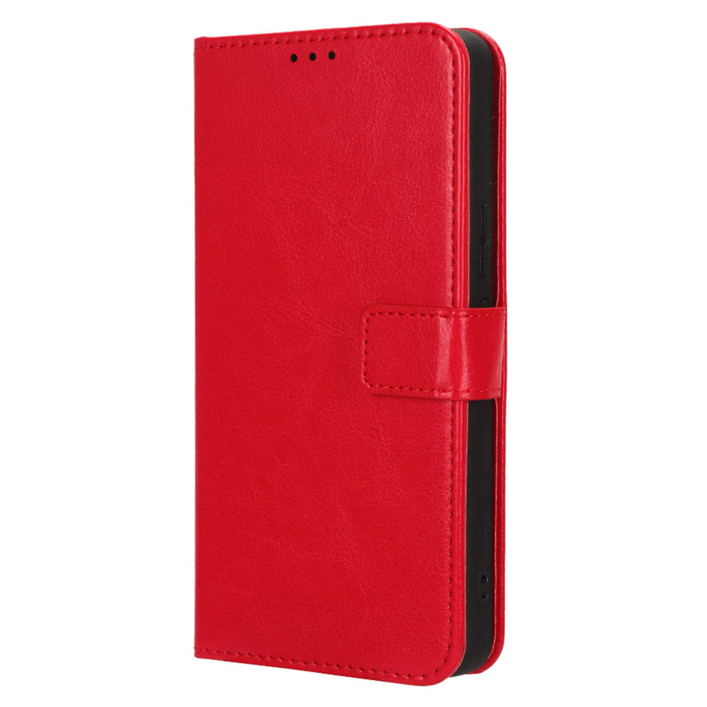 For Infinix Note 30 5G X6711 Crazy Horse Texture Phone Case PU Leather Flip Stand Wallet Cover