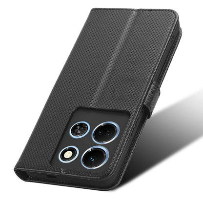 For Infinix Note 30 5G X6711 PU Leather Wallet Phone Case Diamond Texture Phone Stand Cover