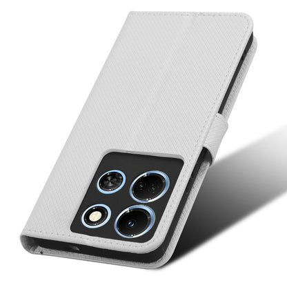 For Infinix Note 30 5G X6711 PU Leather Wallet Phone Case Diamond Texture Phone Stand Cover