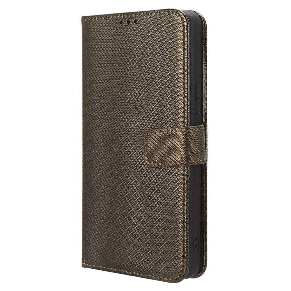 For Infinix Note 30 5G X6711 PU Leather Wallet Phone Case Diamond Texture Phone Stand Cover