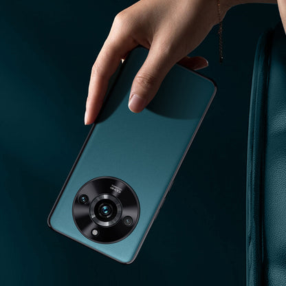 For Realme 11 Pro 5G PU Leather Coated TPU + PC Phone Case Metal Lens Protection Anti-Scratch Cover