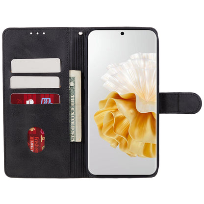 For Huawei P60 / P60 Pro Calf Texture Stand Cover Magnetic Clasp Leather Wallet Phone Case