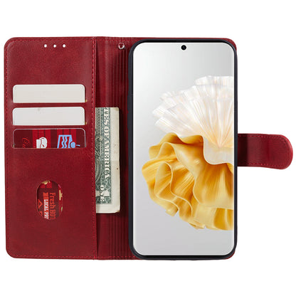 For Huawei P60 / P60 Pro Calf Texture Stand Cover Magnetic Clasp Leather Wallet Phone Case