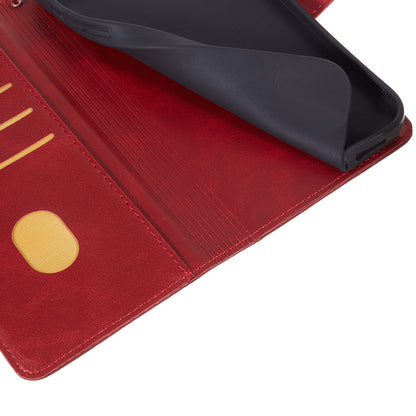 For Huawei P60 / P60 Pro Calf Texture Stand Cover Magnetic Clasp Leather Wallet Phone Case
