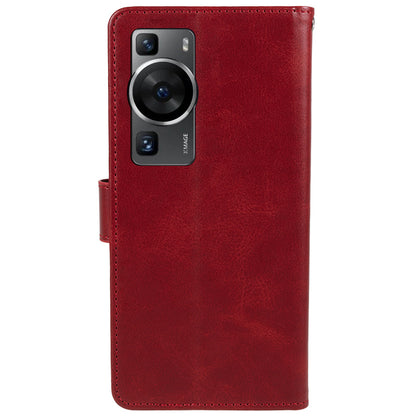 For Huawei P60 / P60 Pro Calf Texture Stand Cover Magnetic Clasp Leather Wallet Phone Case