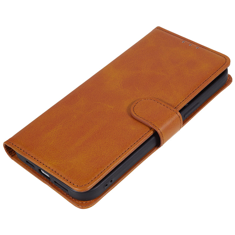 For Huawei P60 / P60 Pro Calf Texture Stand Cover Magnetic Clasp Leather Wallet Phone Case