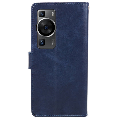 For Huawei P60 / P60 Pro Calf Texture Stand Cover Magnetic Clasp Leather Wallet Phone Case