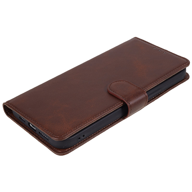 For Huawei P60 / P60 Pro Calf Texture Stand Cover Magnetic Clasp Leather Wallet Phone Case