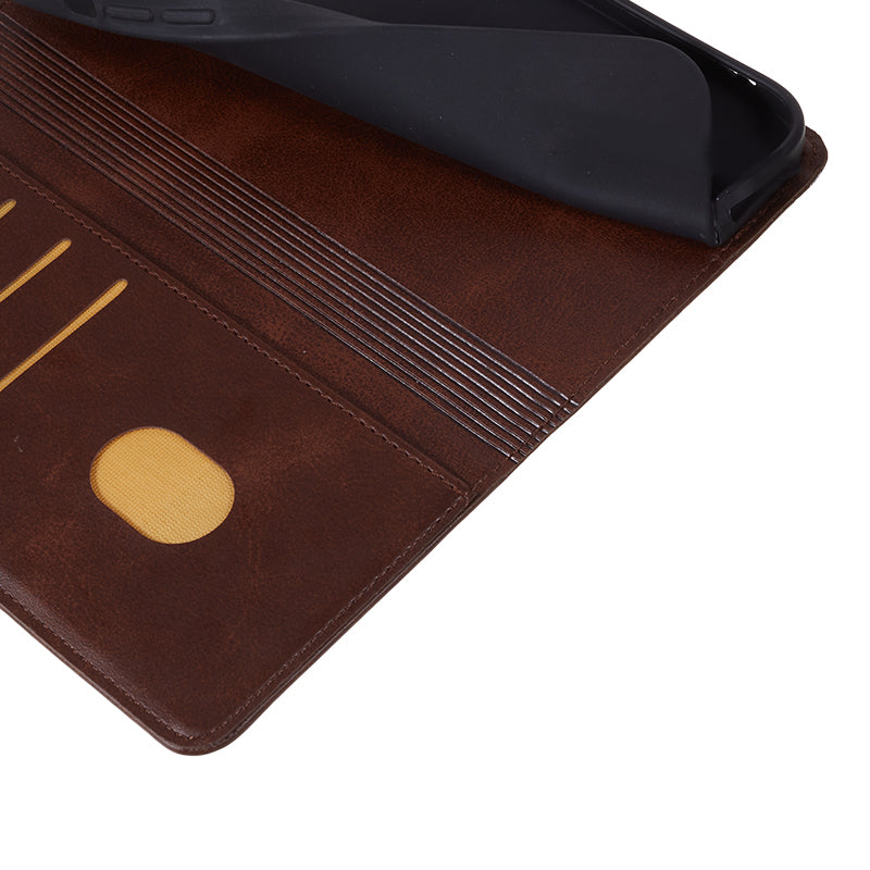 For Huawei P60 / P60 Pro Calf Texture Stand Cover Magnetic Clasp Leather Wallet Phone Case