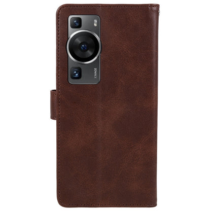 For Huawei P60 / P60 Pro Calf Texture Stand Cover Magnetic Clasp Leather Wallet Phone Case