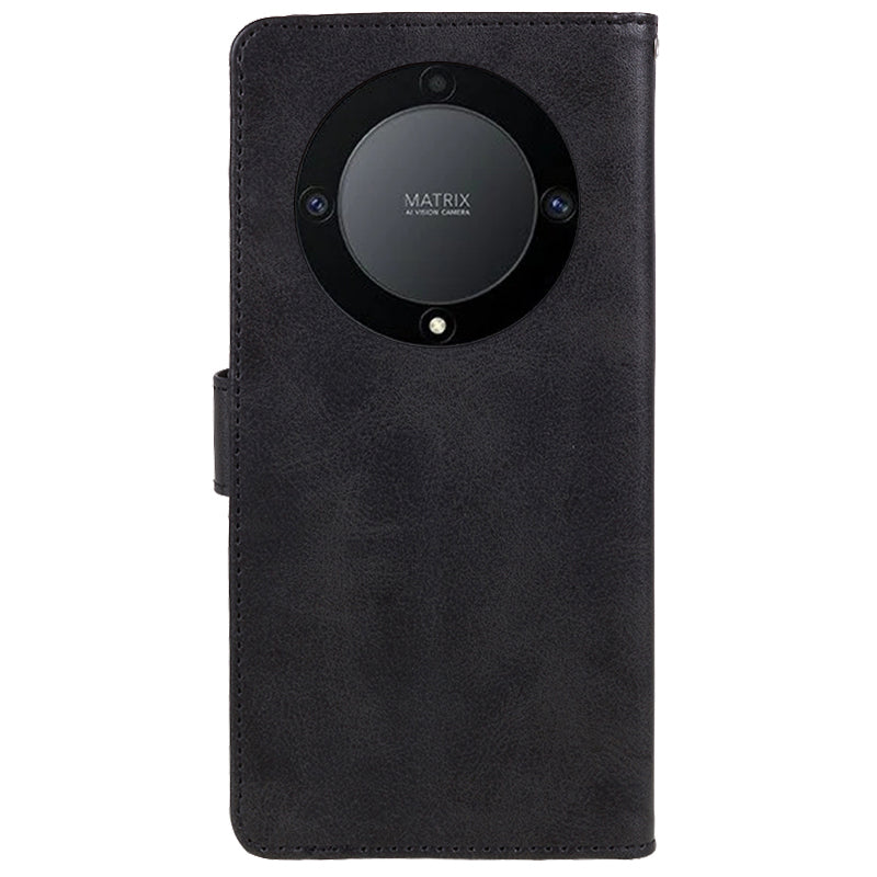 For Honor X40 5G / X9a 5G / Magic5 Lite 5G PU Leather Anti-fall Phone Case Calf Texture Wallet Stand Cover