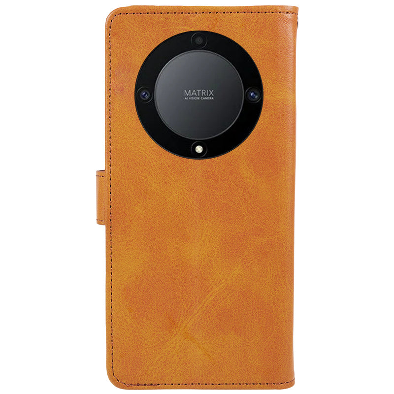 For Honor X40 5G / X9a 5G / Magic5 Lite 5G PU Leather Anti-fall Phone Case Calf Texture Wallet Stand Cover