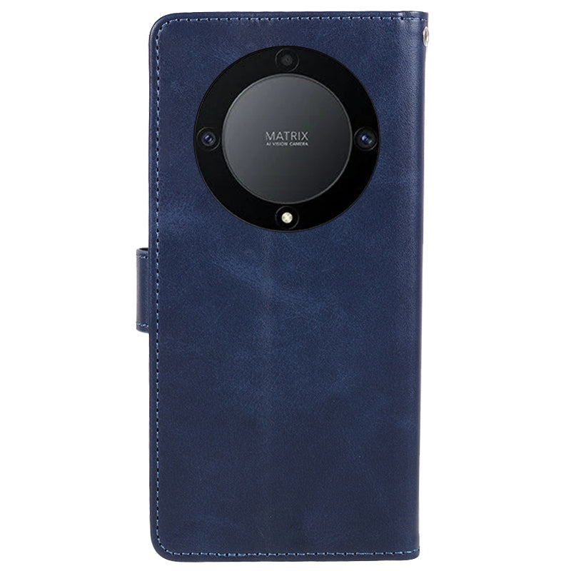 For Honor X40 5G / X9a 5G / Magic5 Lite 5G PU Leather Anti-fall Phone Case Calf Texture Wallet Stand Cover