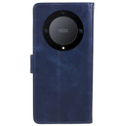 For Honor X40 5G / X9a 5G / Magic5 Lite 5G PU Leather Anti-fall Phone Case Calf Texture Wallet Stand Cover