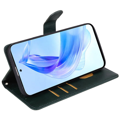 For Honor X40 5G / X9a 5G / Magic5 Lite 5G PU Leather Anti-fall Phone Case Calf Texture Wallet Stand Cover