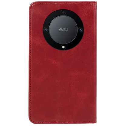 For Honor X40 5G / X9a 5G / Magic5 Lite 5G PU Leather Phone Case Calf Texture Wallet Stand Protective Cover