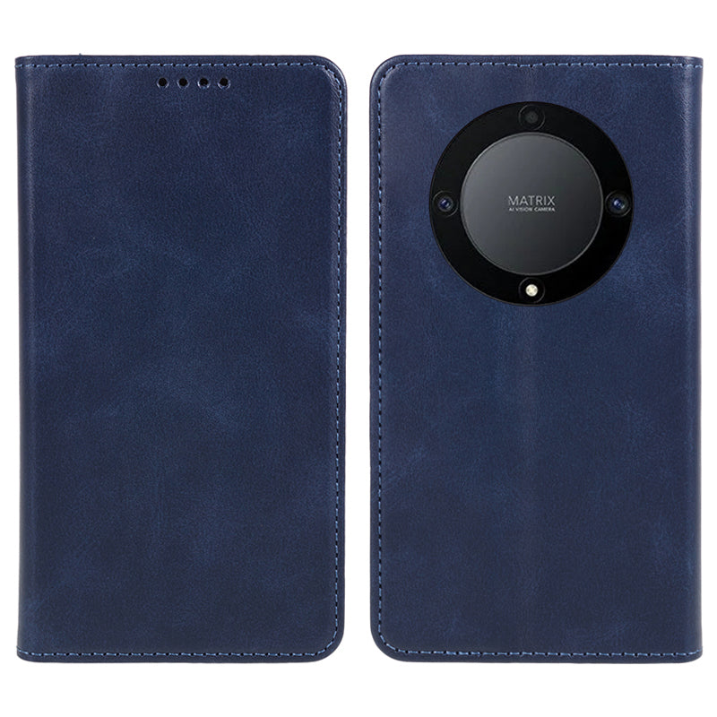 For Honor X40 5G / X9a 5G / Magic5 Lite 5G PU Leather Phone Case Calf Texture Wallet Stand Protective Cover