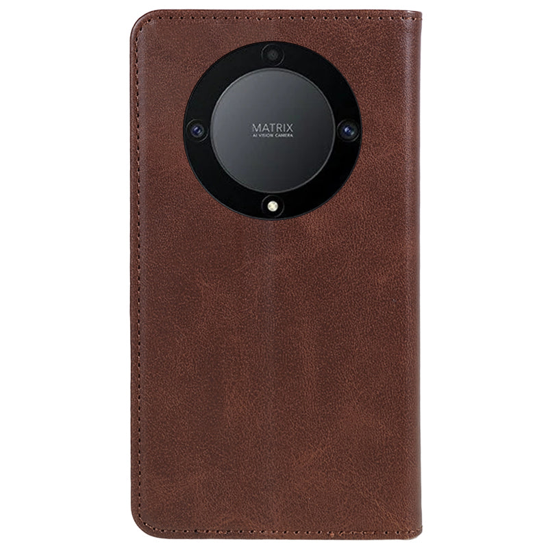 For Honor X40 5G / X9a 5G / Magic5 Lite 5G PU Leather Phone Case Calf Texture Wallet Stand Protective Cover
